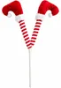 Weihnachtsdeko „Wichtel Beine“ 40 × 24 × 2,5 cm | Rot Weiß Produktbild-Vorschau 1
