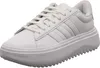 A white Adidas Grand Court Platform sneaker is shown from a side angle against a white background. Produktbild-Vorschau