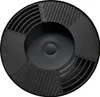 A top-down view of a black grill grate with a central opening. Produktbild-Vorschau