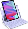 A tablet with a keyboard case and stylus, presented on a white background. Produktbild-Vorschau
