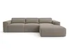AX LIVING Wohnlandschaft mit Schlaffunktion Ruyam Hellbraun Produktbild-Vorschau 4