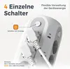 TESSAN 12 Fach Mehrfachsteckdose mit 2 USB C und 4 USB A Produktbild-Vorschau 3