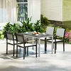 Gartentisch Aluminium 120x70 cm Wetterfest Balkontisch mit Produktbild-Vorschau 8