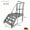 Podesttreppe Stahltreppe Freistehend 4 Stufen  Höhe 76cm Produktbild-Vorschau 1