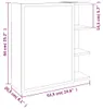 vidaXL Bad-Spiegelschrank Räuchereiche 62,5x20,5x64 cm Produktbild-Vorschau 8