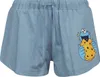 Sesame Street Schlafanzug Damen Krümelmonster - Cookie blau Produktbild-Vorschau 4