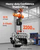 Palan électrique à chaîne VEVOR 1 000 kg, hauteur de levage Voir les images du produit 2