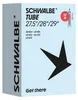 Chambre à air VTT 29/27,5 pouces, valve Presta - Compatible Voir les images du produit 1