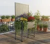 Jardinière Westmann Dekora 4 en métal avec treillis et Voir les images du produit 4