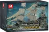 The image shows the packaging for a Reobrix Flying Dutchman building block set. Anteprima dell’immagine prodotto