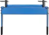 A blue metal sheet bending machine is shown against a white background. Náhled obrázku produktu