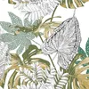 KOMPLET POŚCIELI z nadrukiem Monstera 220x240 cm BAWEŁNIANA Podgląd zdjęcia produktu 3