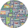 Spielteppich Kinderteppich Kinderzimmer Straßenteppich Mit Produktbild-Vorschau 7