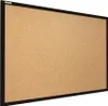 Pinnwand mit schwarzem Naturholzrahmen 100x80cm Produktbild-Vorschau 1