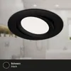 3 x Briloner LED Einbauleuchten Schwarz rund Ø10,6cm IP23 Produktbild-Vorschau 4