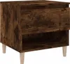 vidaXL Nočný stolík Smoked Oak 50x46x50 cm odvodený výrobok Náhľad obrázku produktu 2
