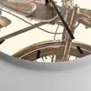 Wanduhr - Rund - Glasuhr - motor retro - 40x40cm - Produktbild-Vorschau 5