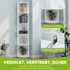 Eckregal mit 5 Ebenen, 30 x 30 x 180 cm, Lagerregal, Produktbild-Vorschau 5