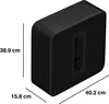 Sonos Sub 4, Aktivní subwoofer, D, Černá, AC, 50/60 Hz, 110 Náhled obrázku produktu 5