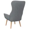 vidaXL Fauteuil relax gris clair Tissu Voir les images du produit 5