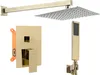 Rea Duschgarnitur Fenix Gold + Box Produktbild-Vorschau 1