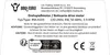 A label with product information and safety warnings for a BBQ-Toro rotisserie drive motor. Náhled obrázku produktu