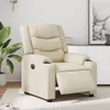 Poltrona relax elettrica in Pelle finta crema Anteprima dell’immagine prodotto 2