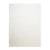 Volero - Hochflor Teppich - Carvy Curves Creme - 160x230 cm Produktbild-Vorschau 3