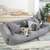 4L Textil Pelíšek pro psa nebo kocku TEO (120x100 cm, tmavì Náhled obrázku produktu 2