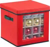 Scatola porta palline di Natale Relaxdays, per 64 palline, Anteprima dell’immagine prodotto 1