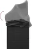 vidaXL Outdoor-Loungebett mit Dach und Kissen Schwarz Poly Produktbild-Vorschau 7