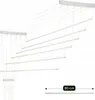 A white ceiling-mounted clothes drying rack with multiple bars. Náhled obrázku produktu