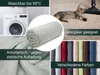 A collage of images showing a blanket's features and usage. Produktbild-Vorschau