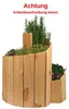 dobar Kräuterspirale Massivholz, Bausatz, ca. 250x1,6x68 cm Produktbild-Vorschau 9