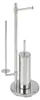 WENKO Stand WC-Garnitur Universalo Neo Edelstahl Toilette Produktbild-Vorschau 1