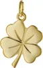 trendor 08608 Glücksanhänger Kleeblatt 585 Gold 18 mm 1 Produktbild-Vorschau