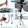 Wasserhahn Küche 360° Küchenarmatur mit Ausziehbarer Brause Produktbild-Vorschau 5