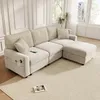 Merax Modernes Sofa 3-Sitzer, L-förmiges Ecksofa mit Produktbild-Vorschau 6