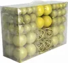 100 Weihnachtskugeln Gelb Ø 3 cm bis 6 cm Weihnachten Produktbild-Vorschau 1