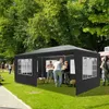 Párty stan NEAPOL, 3x6m, antracitová Náhled obrázku produktu 6