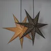 Papierstern Brodie - hängend - D: 60cm - Stickerei - Baumwolle - schwarz Produktbild-Vorschau