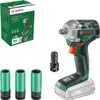 A Bosch cordless impact driver kit with accessories and packaging, presented on a white background. Náhľad obrázku produktu