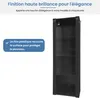 okwish Vitrine / sideboard avec 3 compartiments en verre Voir les images du produit 8