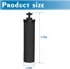 A black water filter with measurement indicators. Produktbild-Vorschau