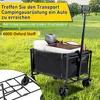 Jayseuw Bollerwagen Faltbar Gartenwagen Handwagen für Produktbild-Vorschau 3