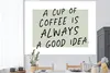 MuchoWow® Wandtattoo Wandsticker Wandaufkleber Kaffee - Produktbild-Vorschau 2