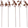 UNUS Gartendeko Gartenstecker Rost Ameisen Gärtner aus Produktbild-Vorschau 4