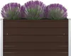 vidaXL Podwyższone łóżko 100 x 100 x 45 cm Stal ocynkowana Podgląd zdjęcia produktu 6