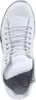 A top-down view of a white high-top sneaker. Produktbild-Vorschau