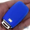Auto Schlüssel Hülle Silikon Schutz Cover Blau kompatibel Produktbild-Vorschau 5